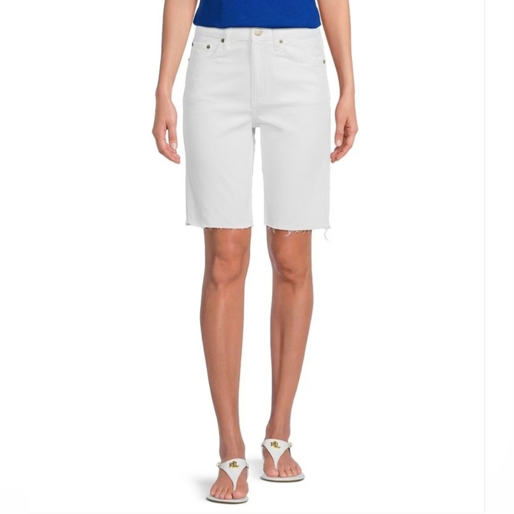 Lauren Ralph Lauren High Rise Straight Leg Shorts